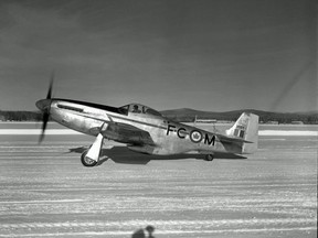 Flying Officer Barry Allen Newman was killed during a mechanical failure in his P-51D Mustang No. 9555 on June 10, 1952. The Canadian Harvard Aircraft Association -- based in Tillsonburg -- have began the physical search for his plane and remains last week near Picton, off Point Traverse on the eastern side of Lake Ontario.  Submitted