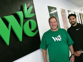 Rob Katzman, left, and Moe Zahid of The We Store are set to open Chatham's first legal cannabis store on Saturday.