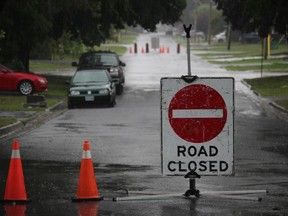 The area in Cornwall where streets were closed while the Cornwall Police Service conducted an investigation early Sunday that included members of the CPS Cornwall Emergency Response Team and Crisis Negotiators. Photo on Sunday, August 2, 2020, in Cornwall, Ont. Todd Hambleton/Cornwall Standard-Freeholder/Postmedia Network