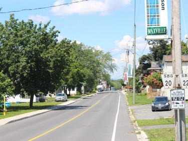 Something not seen in Maxville in nearly three-quarters of a century: a deserted Main Street on the Saturday afternoon of the Glengarry Highland Games - or at least the originally slated date for the Games. Photo on Saturday, August 1, 2020, in Maxville, Ont. Todd Hambleton/Cornwall Standard-Freeholder/Postmedia Network