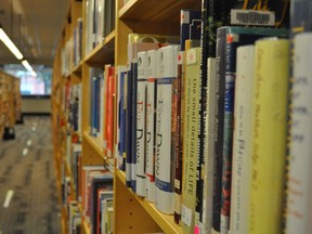 Stacks of books, at the Cornwall Public Library on Tuesday August 4, 2020 in Cornwall, Ont. Francis Racine/Cornwall Standard-Freeholder/Postmedia Network