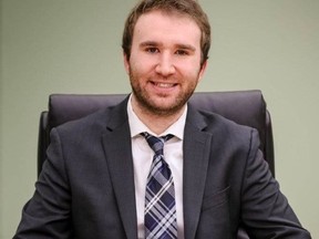 Andrew Guindon, junior associate at McDonald, Duncan, Dore LLP.Handout/Cornwall Standard-Freeholder/Postmedia Network

Handout Not For Resale