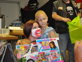 Six-year-old Jersey  and her mother Ashley McDonald were all smiles on Saturday, August 8, 2020 in Cornwall, Ont. Francis Racine/Cornwall Standard-Freeholder/Postmedia Network