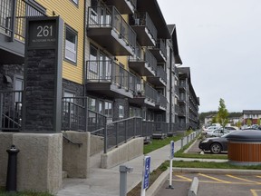 The Siltstone Place complex, built and managed by Wood Buffalo Housing and Development Corporation in the Stone Creek neighbourhood on Friday September 2, 2016. Cullen Bird/Fort McMurray Today/Postmedia Network