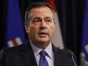 Alberta Premier Jason Kenney will release first-quarter numbers for the 2020-21 fiscal year Thursday. PHOTO BY JASON FRANSON /THE CANADIAN PRESS