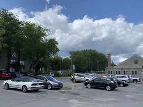 The city-owned Byron Lot on Queen Street on Wednesday. (Elliot Ferguson/The Whig-Standard)