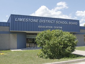 The Limestone District SChool Board office in Kingston, Ont., on Thursday, Aug. 13, 2020.
