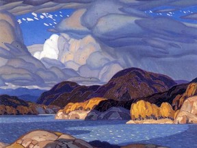 A.J. Casson, October, oil on canvas, 1928, University of Alberta. Submitted image