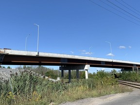 John Counter Boulevard is to be closed for seven weeks to allow for completion of the overpass in Kingston. (Elliot Ferguson/The Whig-Standard)