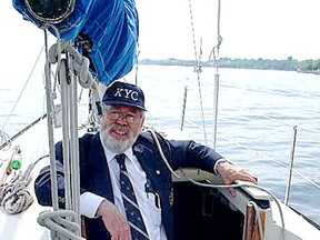 Tim Irwin, a life member of the Kingston Yacht Club, died earlier this month. (Supplied Photo)