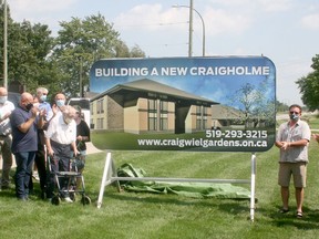 Craigwiel Gardens in Ailsa Craig on Aug. 24 launched a $1.25-million capital campaign for a new, $18.6-million Craigholme long-term care facility. Scott Nixon