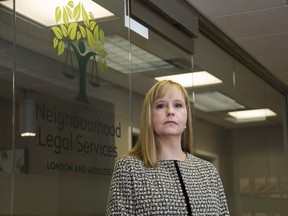 Kristie Pagniello, acting executive director for London’s Neighbourhood Legal Services (Derek Ruttan/The London Free Press)