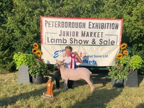 13-year old Natalie Dunford’s 93-lb lamb was selected the champion