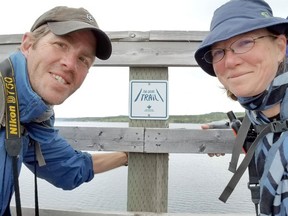 Sean Morton and Sonya Richmond are hiking 24,000 kilometres along the Great Trail. Supplied