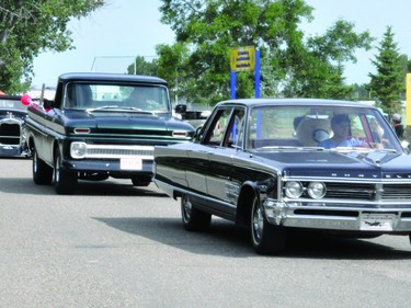 Numerous classic vehicles were part of the Round-Up Days parade Aug. 3.