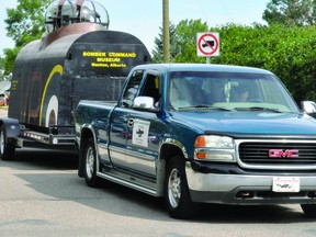 The Bomber Command Museum of Canada entered a couple of floats in the Round-Up Days parade Aug. 3.
