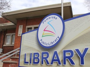The Pembroke Public Library located on Victoria Street in the city.