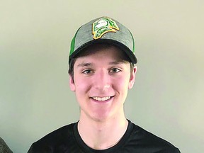 Local lad Mason Chitaroni is an OHL draft pick of the London Knights who has signed an NOJHL card with the Blind River Beavers. RANDY RUSSON
