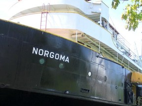 M.S. Norgoma is docked in Sault Ste. Marie in the summer of 2018. BRIAN KELLY