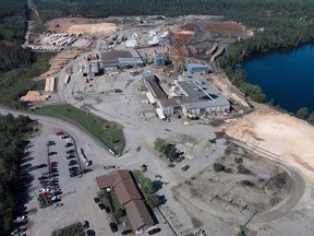 A view of EACOM's operations in Nairn Centre. Company officials are pleased by the province's new forestry plan. Supplied photo