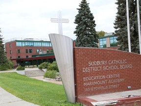 Sudbury Catholic District School Board located at 165 D'Youville St. in Sudbury, Ont.
