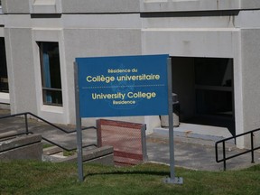 A students' residence at Laurentian University in Sudbury, Ont. on Thursday August 6, 2020.