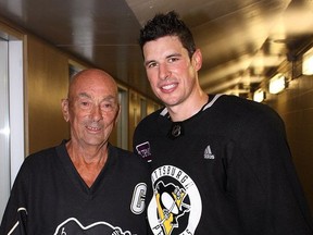 George McNamara got to meet NHL star Sidney Crosby before he died in 2018. As it turns out, McNamara had been good friends with Crosby's great grandparents before moving to Sudbury. Supplied