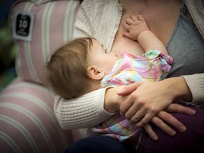 Public Health Sudbury and Districts is encouraging mothers to continue breastfeeding, despite the pandemic. Postmedia file photo