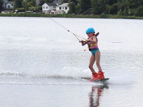 The Timmins Wake Park is one of the local attractions Tourism Timmins is citing for both out-of-town visitors and area residents who may be spending their summer vacation close to home. Naomi Dunlop, 10, was taking advantage of a sunny afternoon Tuesday to visit the wake park at Gillies Lake.

RICHA BHOSALE/The Daily Press