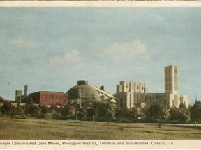 A 1938 newspaper article reported that the Hollinger Consolidated Gold Mine posted some pretty impressive figures for the previous year. The mine produced over $15,000,000 of gold in 1937 – that's  $262,307,692.31  in 2020 dollars! Not bad at all.

Supplied/Timmins Museum