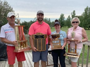 This years golf winners were in the Senior Men’s  Division: Brett Wilkinson, in the Men’s Division:  Mike Cave in the  Ladies' Division:  Britney Hofferd and in the Senior Ladies' Division: Doris Hofferd.