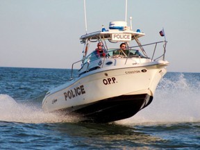 An OPP marine boat.