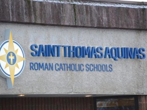 Following its August board meeting, St. Thomas Aquinas Roman Catholic Schools trustees voted to delay the start of school and rescinded its previous motion mandating masks for students in Kindergarten through Grade 3.