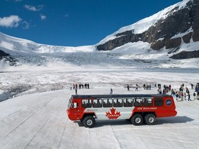 Brewster Ice Explorer at the Columbia Icefield.