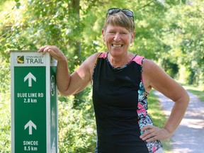 Helen Wagenaar, a member of the Lynn Valley Trail board of directors, is hoping to double the number of trail memberships by Thanksgiving this year. (ASHLEY TAYLOR)