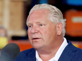 Ontario Premier Doug Ford said Wednesday he is concerned with the number of younger Ontarians who have been diagnosed with COVID-19. Ford's comments come as students across the province are preparing to return to school.
FILE