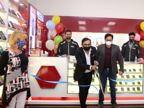 The Grande Prairie and District Chamber of Commerce hosted a ribbon-cutting ceremony for Dr. Phone Fix in Westgate Centre in Grande Prairie, Alta. on Wednesday, Sept. 2, 2020.