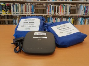 Residents of Grande Prairie without internet access can now borrow mobile hotspot devices from the Grande Prairie Public Library. The hotspots are a part of GPPLs Library of Things.