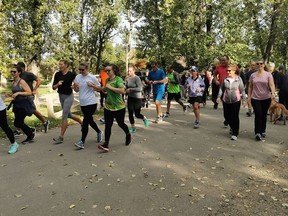 Here, the 39th Annual Terry Fox Run in High River took place Sept. 15th, 2019 where participants began the run at George Lane Park. DAN MARCINKOWSKI / HIGH RIVER TIMES