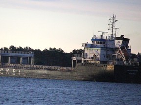 Blair McKeil is downbound on the St. Mary's River in Sault Ste. Marie, Mich., on Thursday, Sept. 3, 2020. (BRIAN KELLY/THE SAULT STAR/POSTMEDIA NETWORK)