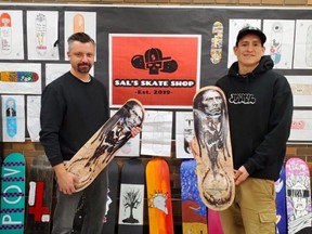 Kristian Basaraba, a teacher at Next Step High School, who also taught at Salisbury Composite High School last year, was announced as a finalist in the 2020 Governor General's History Award for Excellence in Teaching for a project he developed last year called Exploring Colonialism, Creativity and Reconciliation through Skateboards. Photo Supplied