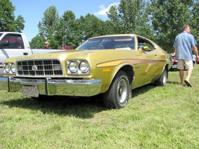 Ford Motor Company hit a grand slam with its Gran Torino models in 1972 and 1973. Over the two model years, Ford sold almost one million Torinos, including this ’73 Gran Torino Sport, spotted at the Old Autos car show in Bothwell in August 2013. Its owned by Robert Bobier of Iona Station. Peter Epp photo