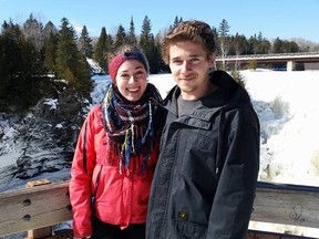 Kristi MacWilliam with her brother Braden, who has been suffering from Lyme disease for much of his life.