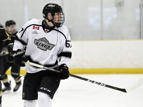 Owen Perala in action with the Vaughan Kings in 2018.