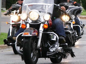 The 38th annual LadyLuck Riders Toy Run for St. Clair Child and Youth Services is scheduled for Sunday, starting under the Blue Water Bridge in Point Edward. Riders are pictured in 2019  in the annual event that raises toys for children and funding for the agency. (Observer file photo)