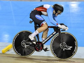 Sherwood Park's Kelsey Mitchell has had a meteoric rise in cycling reaching Olympic level status in just under four years in the sport. Photo by Rob Jones/Canadian Cyclist