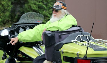 27th annual Bikers Rights Organization's toy run to benefit Women in Crisis (Algoma) at A&W, 659 Great Northern Rd., in Sault Ste. Marie, Ont., on Saturday, Sept. 12, 2020. (BRIAN KELLY/THE SAULT STAR/POSTMEDIA NETWORK)