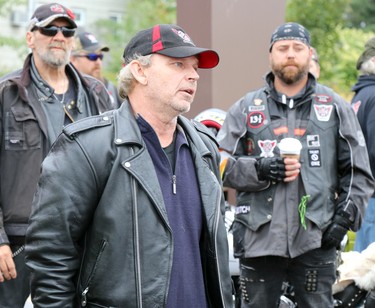 27th annual Bikers Rights Organization's toy run to benefit Women in Crisis (Algoma) at A&W, 659 Great Northern Rd., in Sault Ste. Marie, Ont., on Saturday, Sept. 12, 2020. (BRIAN KELLY/THE SAULT STAR/POSTMEDIA NETWORK)