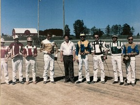 First driver's challenge at Clinton Raceway in 1980. Handout