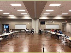 Central Huron council sat together for the first time on Sept.8. Screenshot